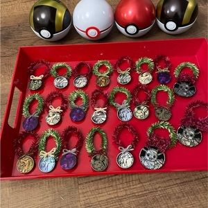 Pokémon ornaments Custom made holiday Tree Or Gift decorations handmade